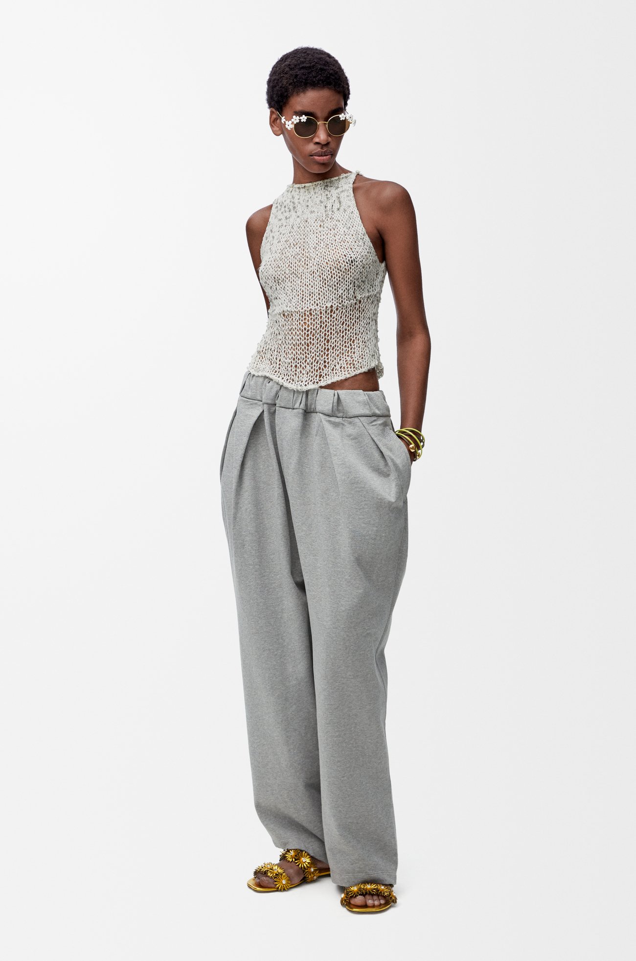 LOEWE Haut en coton mélangé Blanc